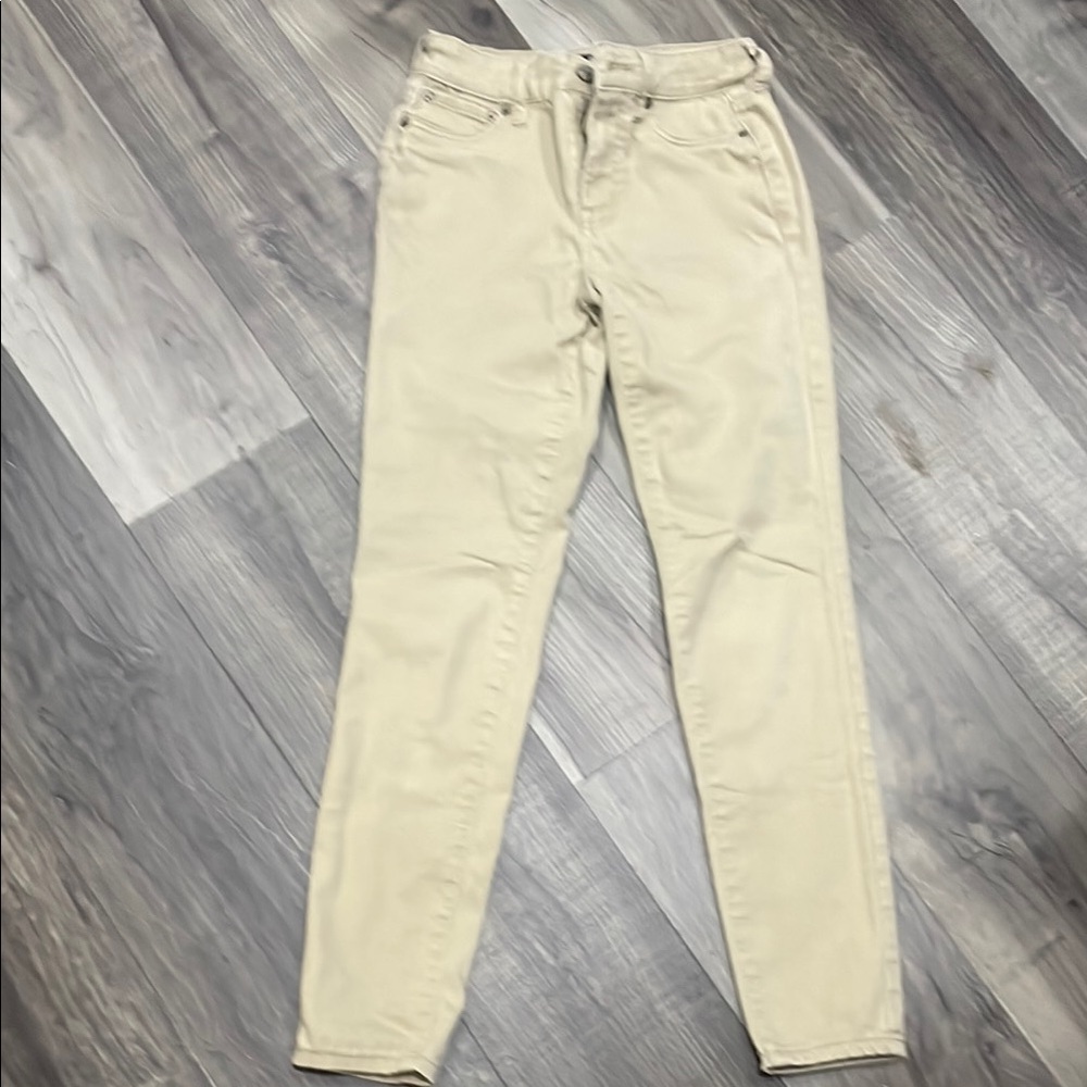Women's Cream Jeans